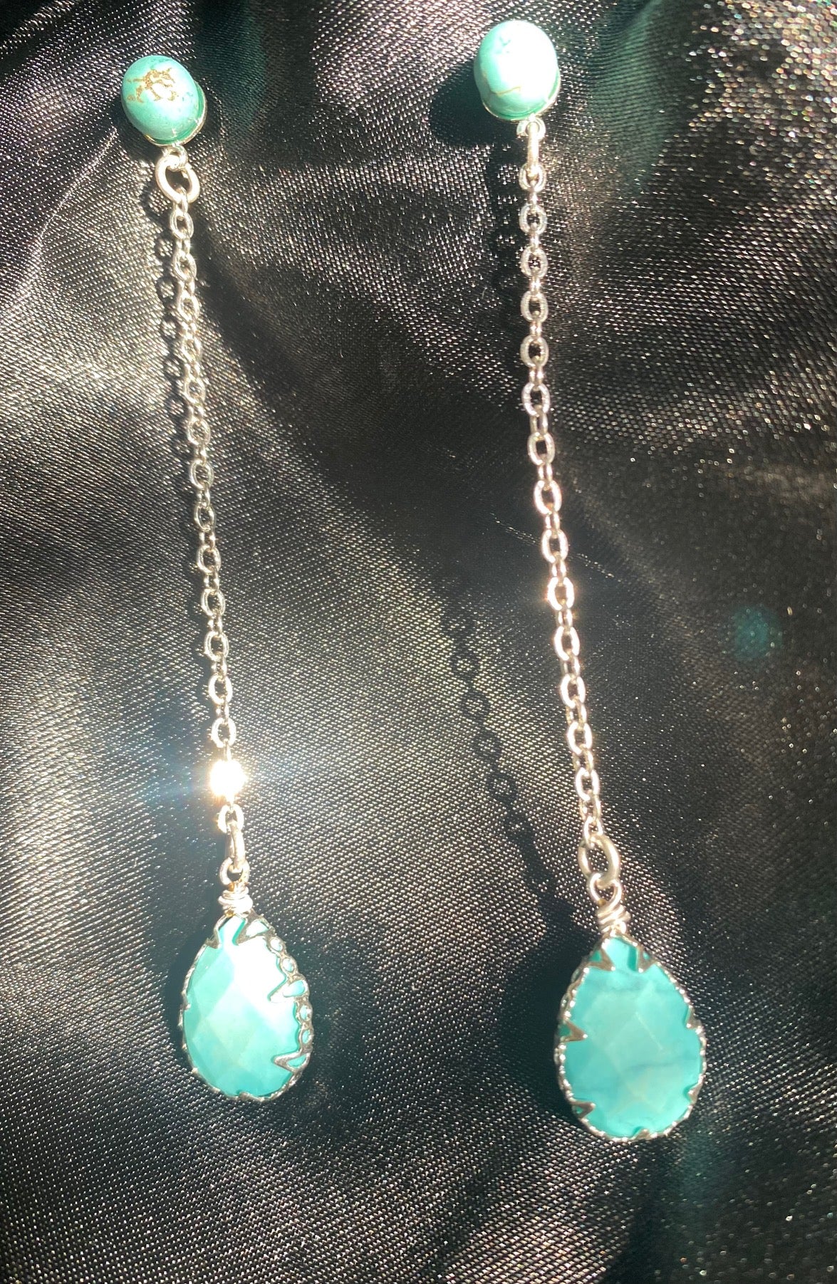 Finesse Long Drop Earrings