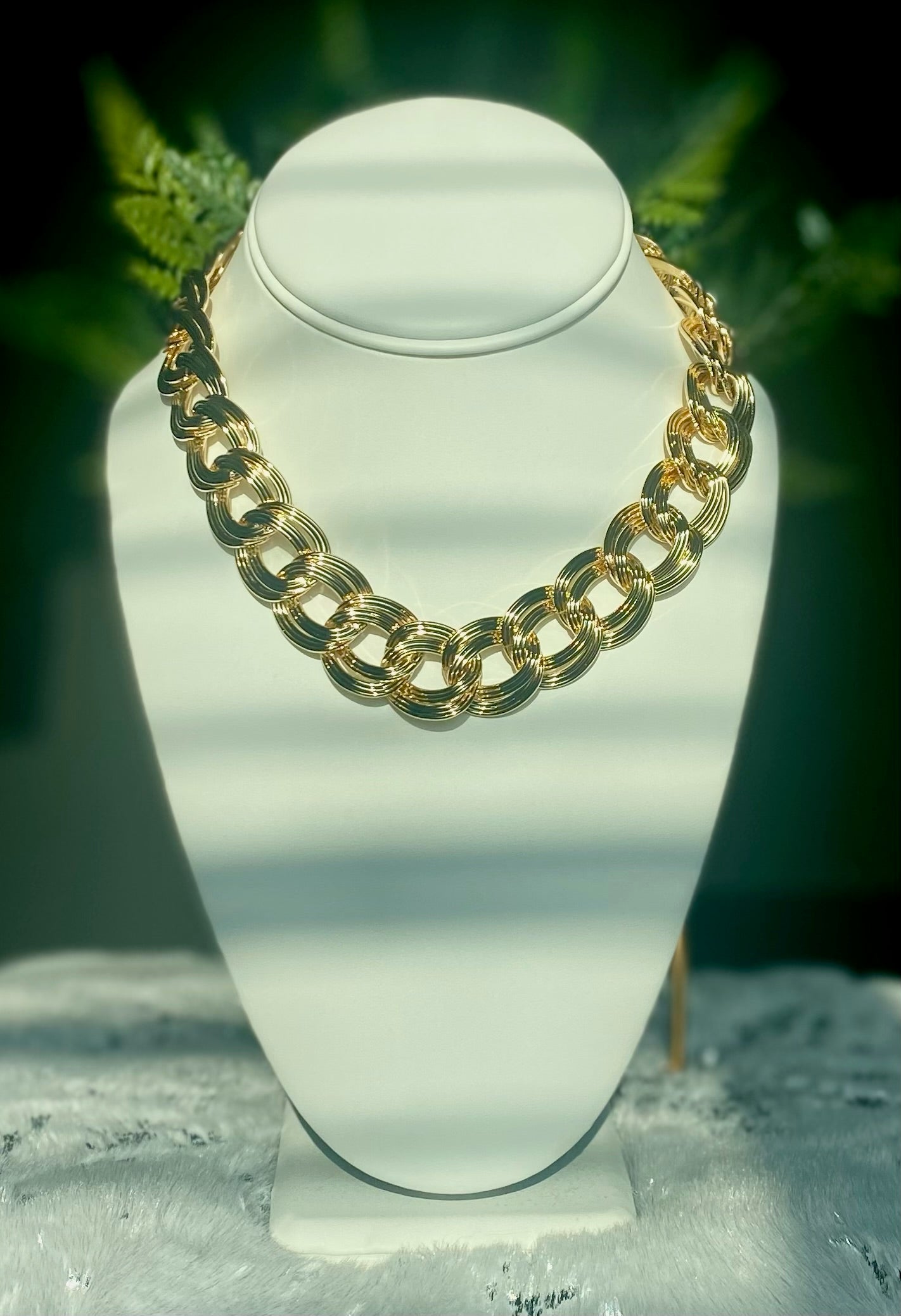Diana Gold Chunky Necklace