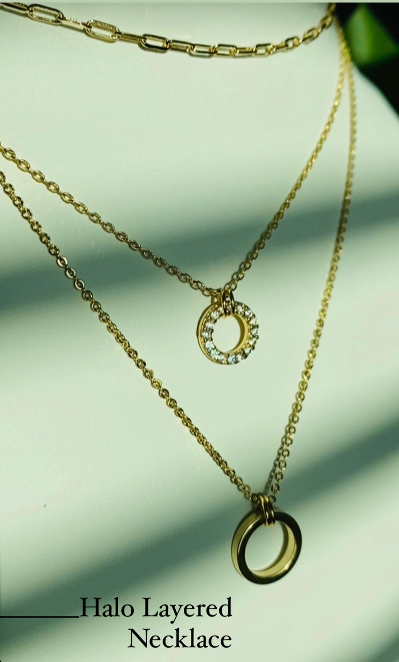 Circle Layered Necklace
