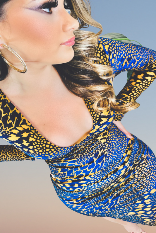 Flaming Love Midi Dress