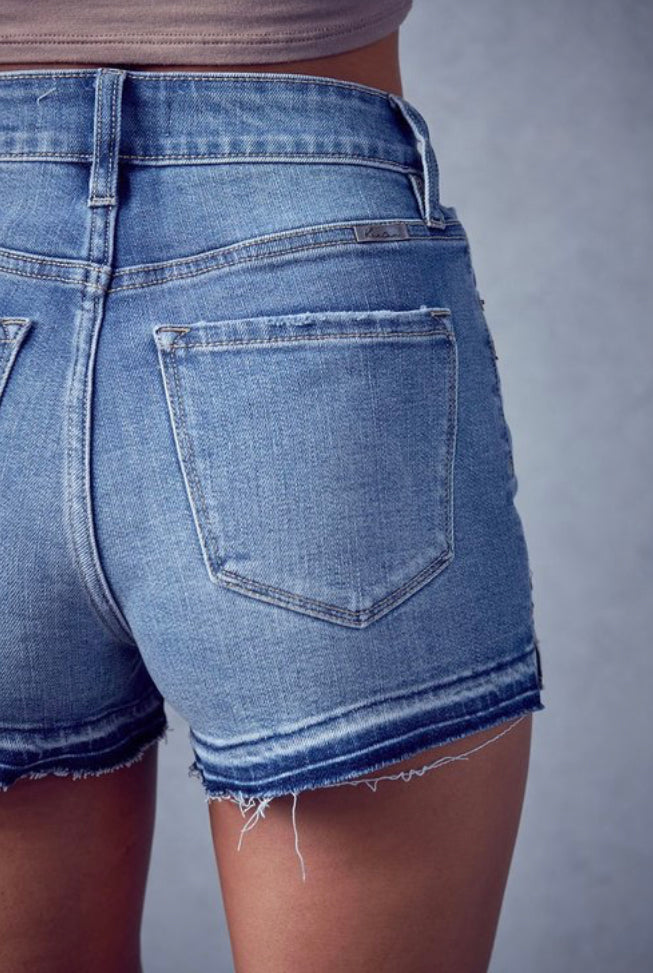 Lola High Rise Denim Shorts