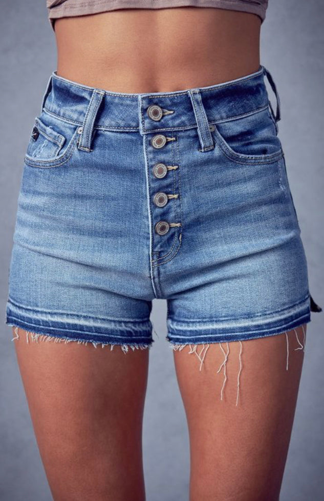 Lola High Rise Denim Shorts