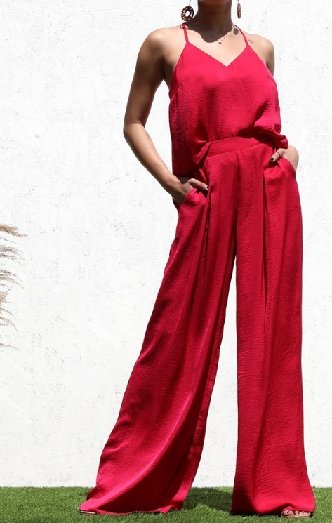 Florencia Magenta Two Piece Set