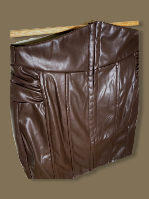 Piel Canela Mini Skirt