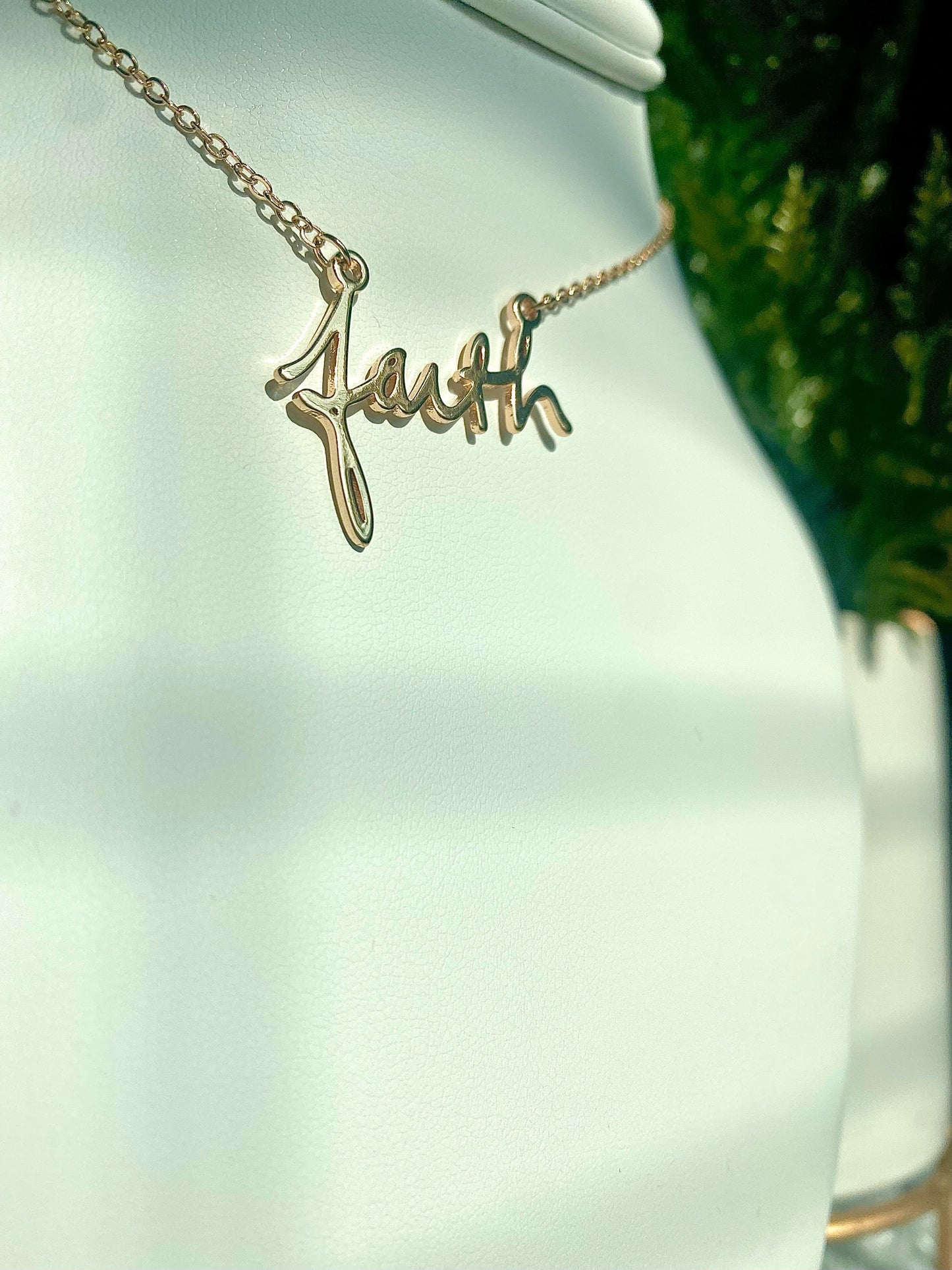 Faith Gold Necklace