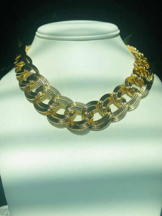 Diana Gold Chunky Necklace
