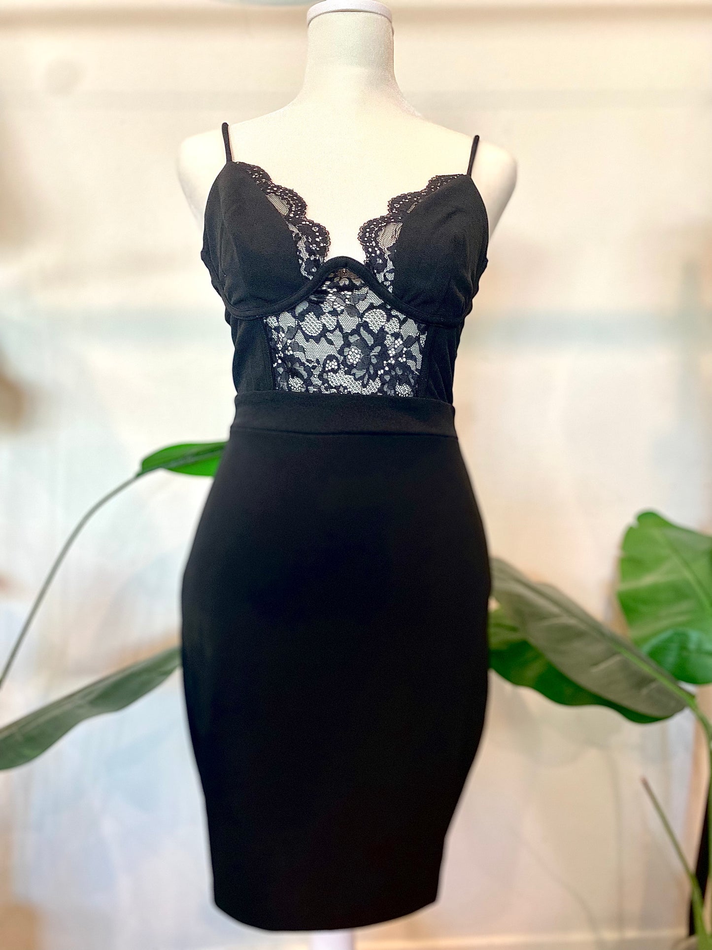 Victoria Black Mini Dress